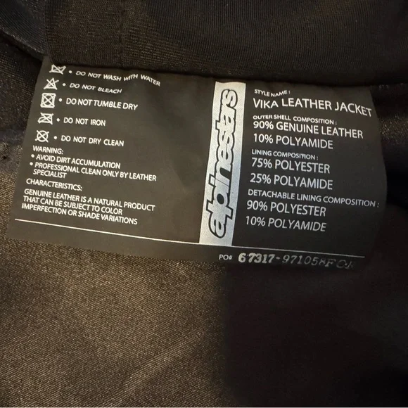 Alpinestars Stella Vika Leather Women’s Motorcycle Jacket - Picture 4 of 8